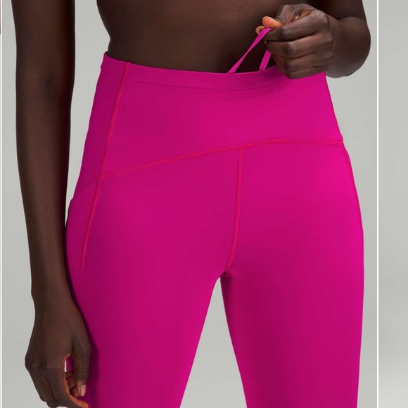 NWT Lululemon Swift Speed High Rise Tight 28” in Sonic Pink Neon Wash - Picture 3 of 16